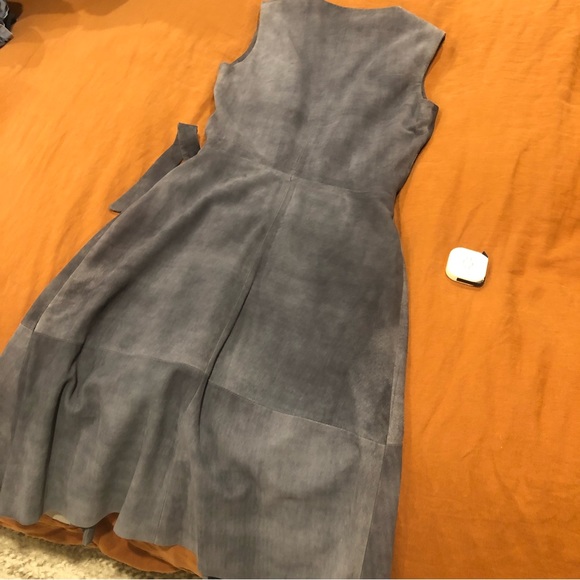 Iris & Ink Suede Leather Dress US4 - Picture 11 of 11
